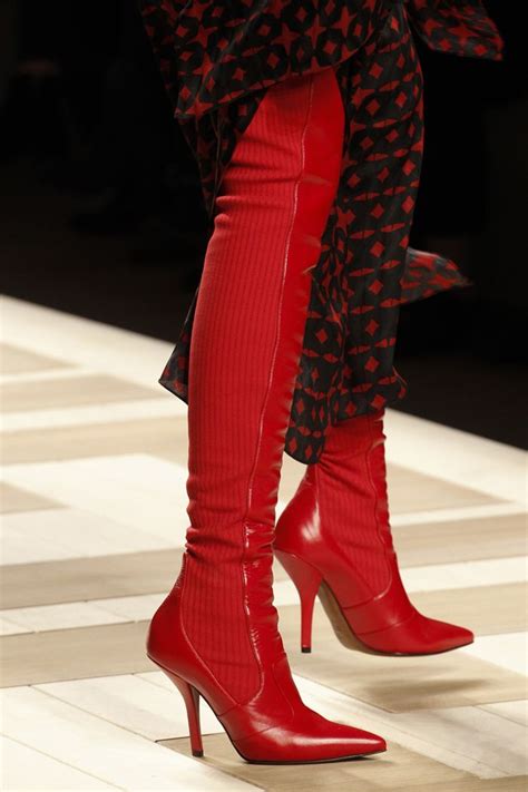 fendi red boots 2017|fendi boots for women.